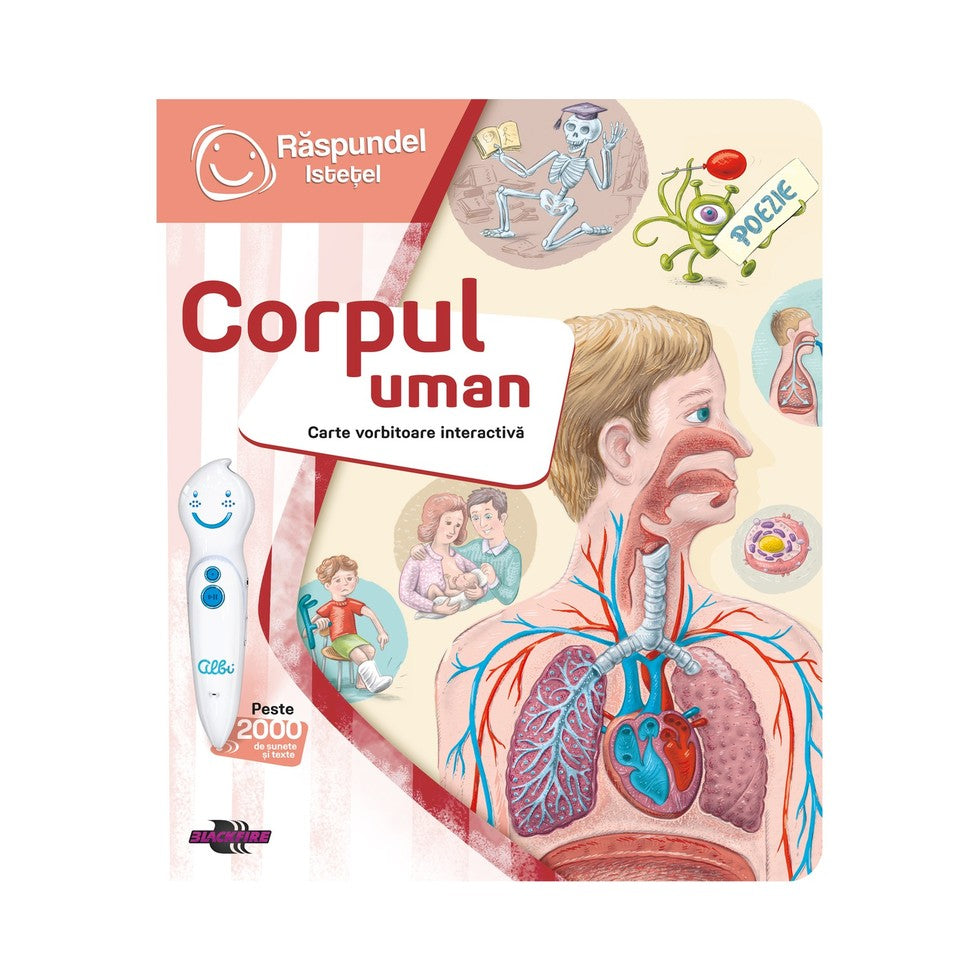 RASPUNDEL ISTETEL - CARTE CORPUL UMAN - ALBI (69367) - Libelula Vesela - Jucarii