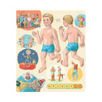 RASPUNDEL ISTETEL - CARTE CORPUL UMAN - ALBI (69367) - Libelula Vesela - Jucarii