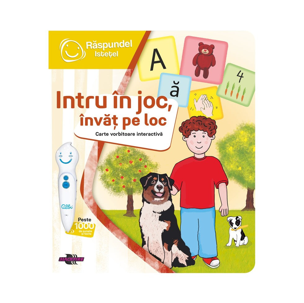 RASPUNDEL ISTETEL - CARTE INTRU IN JOC, INVAT PE LOC - ALBI (69371) - Libelula Vesela - Jucarii
