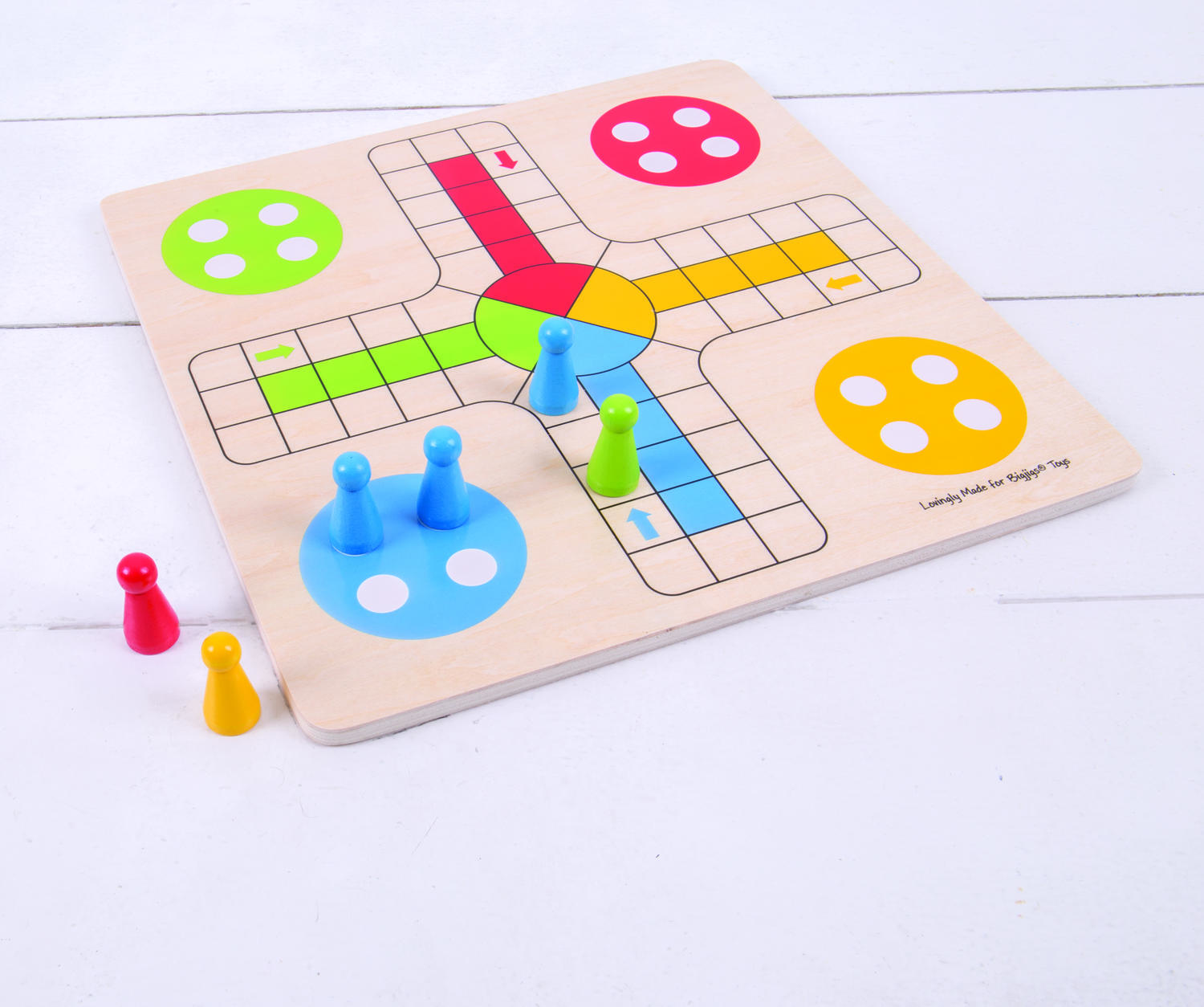 JOC CLASIC DIN LEMN - NU TE SUPARA FRATE - BIGJIGS (BJ904) - Libelula Vesela - Jucarii