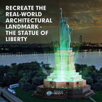 PUZZLE 3D STATUIA LIBERTATII EDITIE LUMINOASA 79 PIESE - CUBICFUN (CUL536h) - Libelula Vesela - Jucarii