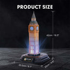 PUZZLE 3D BIG BEN EDITIE LUMINOASA 32 PIESE - CUBICFUN (CUL537h) - Libelula Vesela - Jucarii