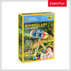 PUZZLE 3D BINOCLU 49 PIESE SI BROSURA IN ROMANA - CUBICFUN (CUDS1083h) - Libelula Vesela - Jucarii