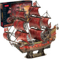 PUZZLE 3D NAVA QUEEN ANNE 391 PIESE - CUBICFUN (CUT4040h) - Libelula Vesela - Jucarii