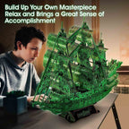 PUZZLE 3D FLYING DUTCHMAN LUMINEAZA IN INTUNERIC 360 PIESE - CUBICFUN (CUT4041h) - Libelula Vesela - Jucarii