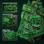 PUZZLE 3D FLYING DUTCHMAN LUMINEAZA IN INTUNERIC 360 PIESE - CUBICFUN (CUT4041h) - Libelula Vesela - Jucarii