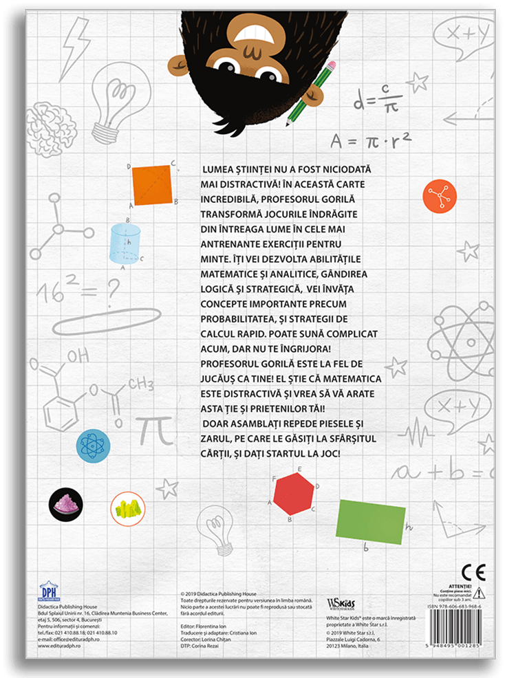 MAREA CARTE CU JOCURI PENTRU MINTE - DPH (978-606-683-968-6) - Libelula Vesela - Carti