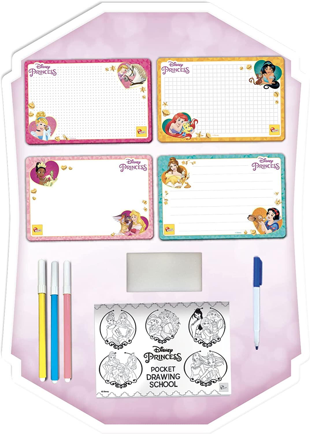 SET DESEN DE BUZUNAR - PRINTESE - LISCIANI (L92901) - Libelula Vesela - Jucarii