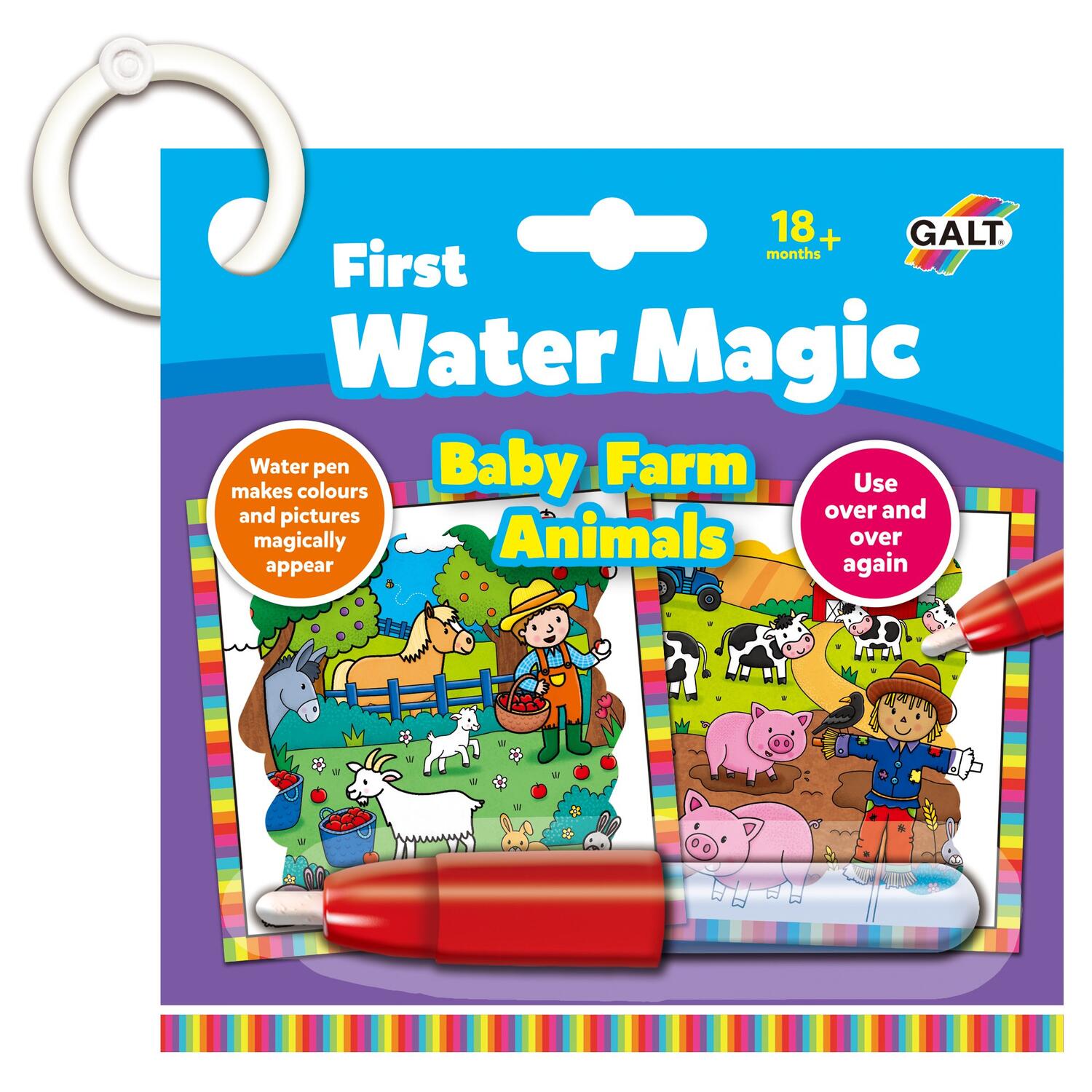 PRIMA MEA CARTICICA WATER MAGIC - ANIMALUTELE DE LA FERMA - GALT (1005299) - Libelula Vesela - Jucarii