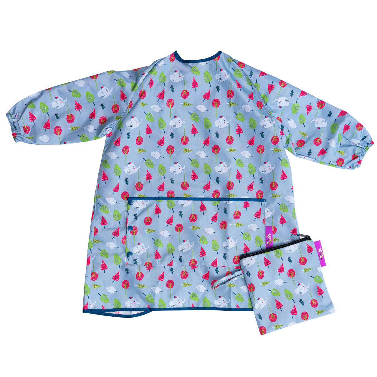 BAVETA LUNGA CU BUZUNAR - COPACEI COLORATI - TIDY TOT (LLBMT) - Libelula Vesela - Puericultura