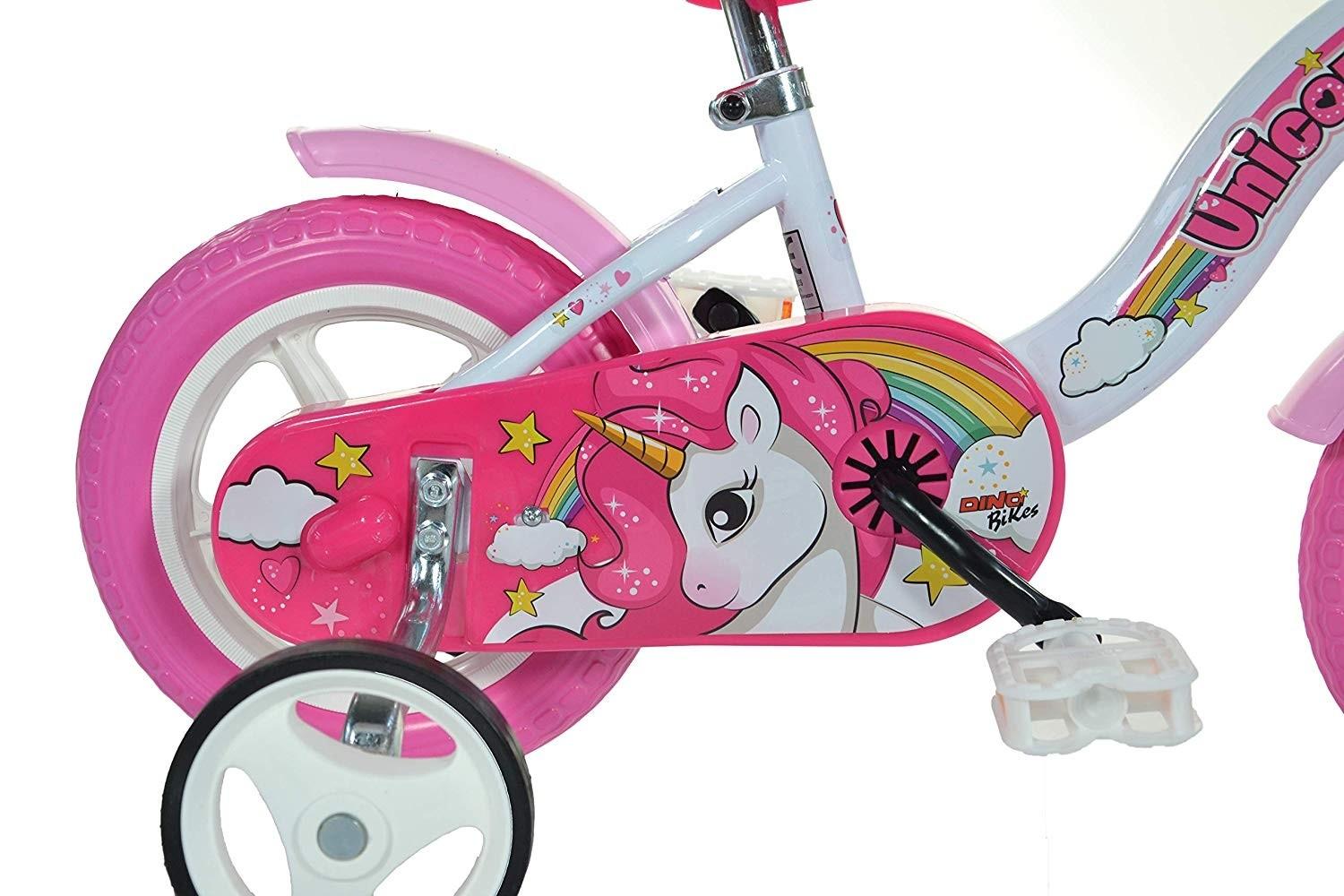 BICICLETA COPII 10'' - UNICORN - DINO BIKES (108L-UN) Libelula Vesela Jucarii