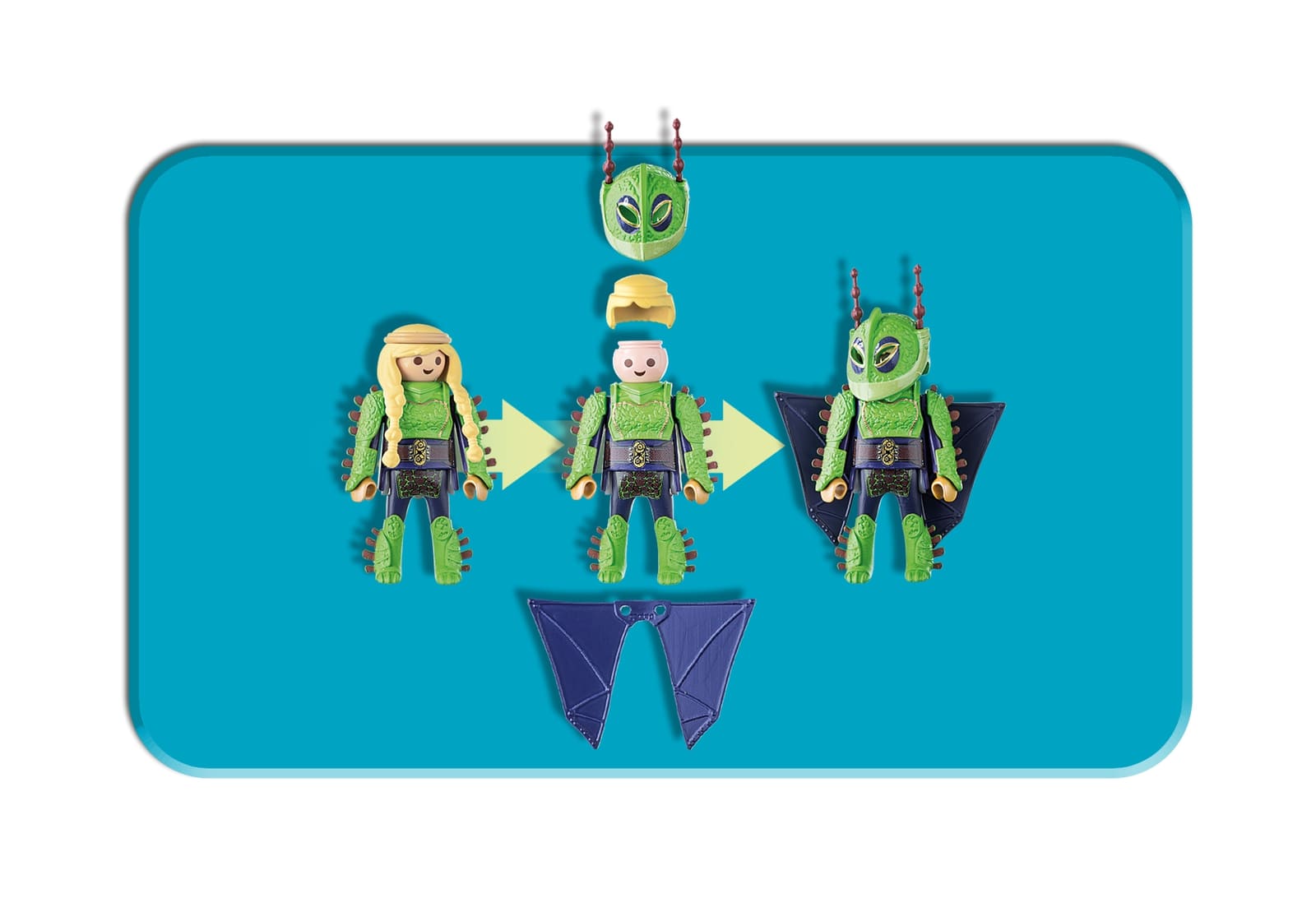 RAFFNUT SI TAFFNUT IN COSTUME DE ZBOR - PLAYMOBIL (PM70042) - Libelula Vesela - Jucarii