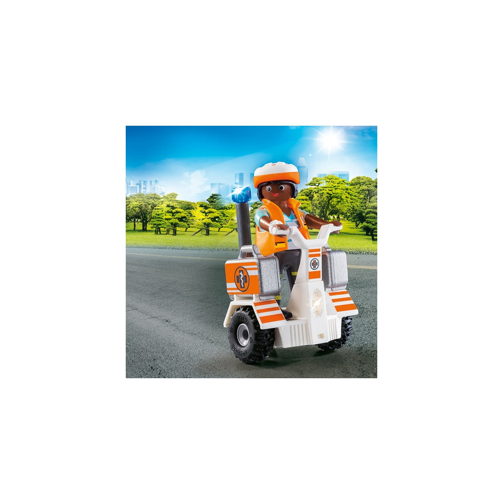 MEDIC CU MASINA DE ECHILIBRU - PLAYMOBIL (PM70052) - Libelula Vesela - Jucarii