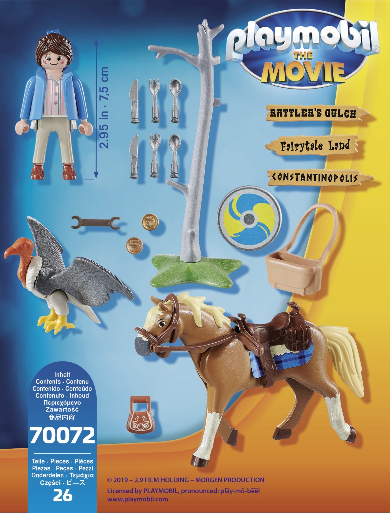 MARLA CU CAL - PLAYMOBIL, THE MOVIE - PLAYMOBIL (PM70072) - Libelula Vesela - Jucarii