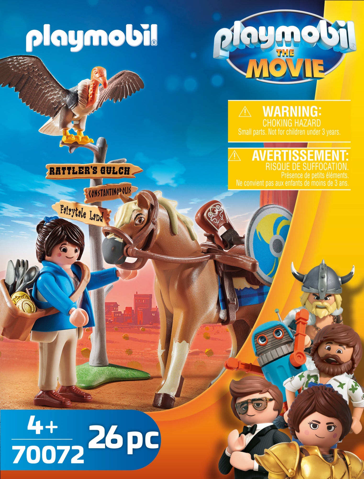 MARLA CU CAL - PLAYMOBIL, THE MOVIE - PLAYMOBIL (PM70072) - Libelula Vesela - Jucarii