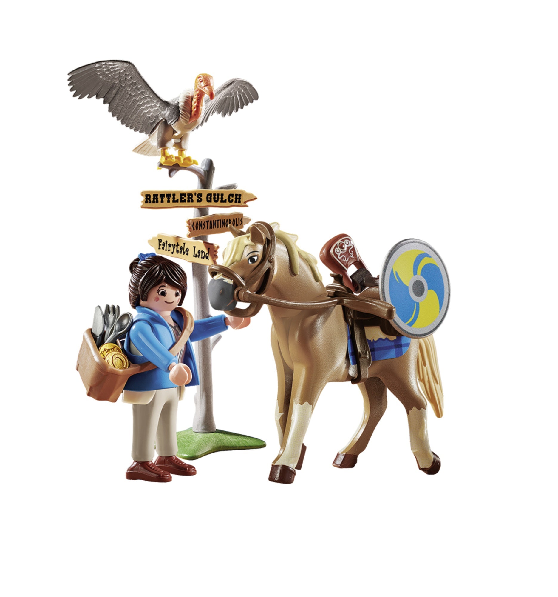 MARLA CU CAL - PLAYMOBIL, THE MOVIE - PLAYMOBIL (PM70072) - Libelula Vesela - Jucarii