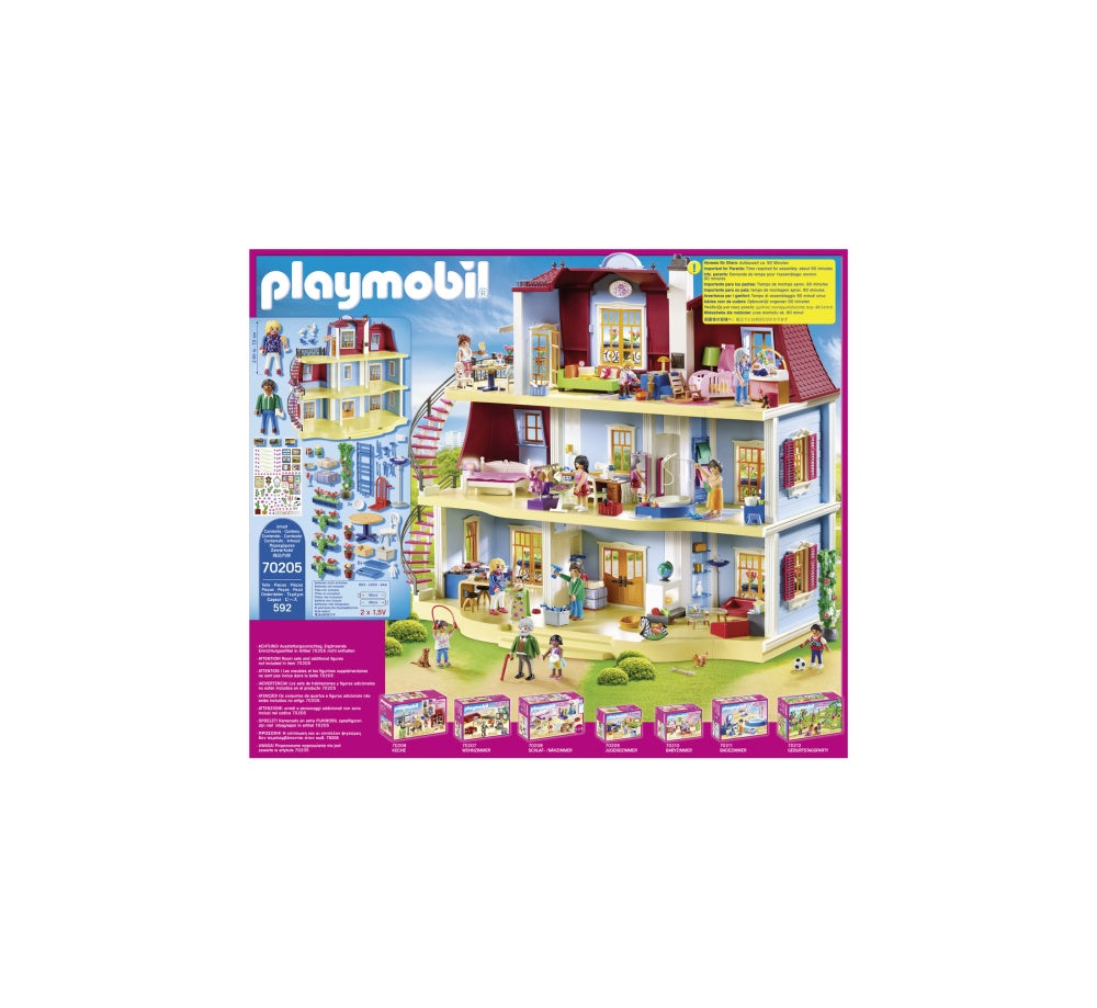 CASA MARE DE PAPUSI - PLAYMOBIL (PM70205) - Libelula Vesela - Jucarii