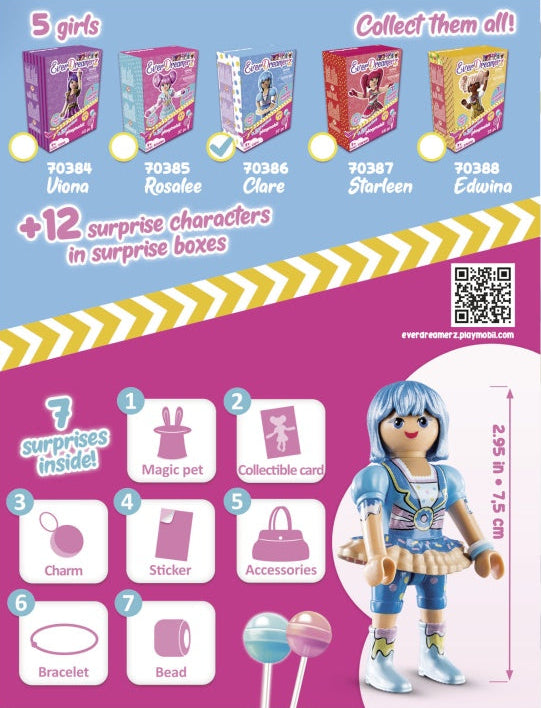 EVERDREAMERZ - CLARE - PLAYMOBIL (PM70386) - Libelula Vesela - Jucarii