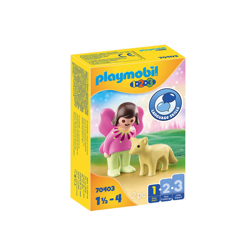 ZANA CU VULPE - PLAYMOBIL 1.2.3 (PM70403) - Libelula Vesela - Jucarii