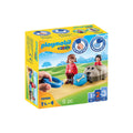 MAMA SI FETITA CU MASINUTA CATEL - PLAYMOBIL 1.2.3 (PM70406) - Libelula Vesela - Jucarii