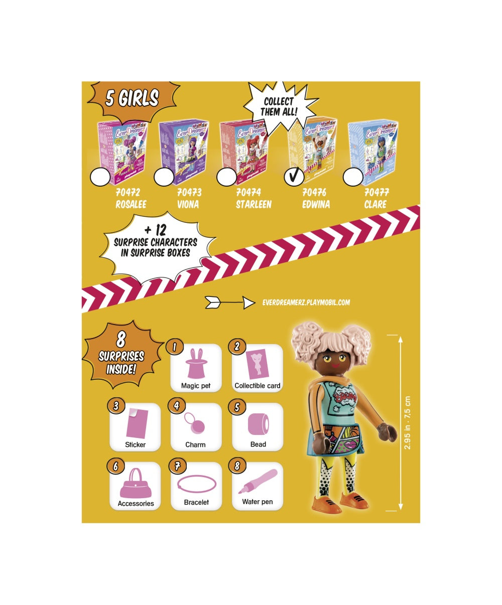 LUMEA COMICA - EDWINA - PLAYMOBIL (PM70476) - Libelula Vesela - Jucarii