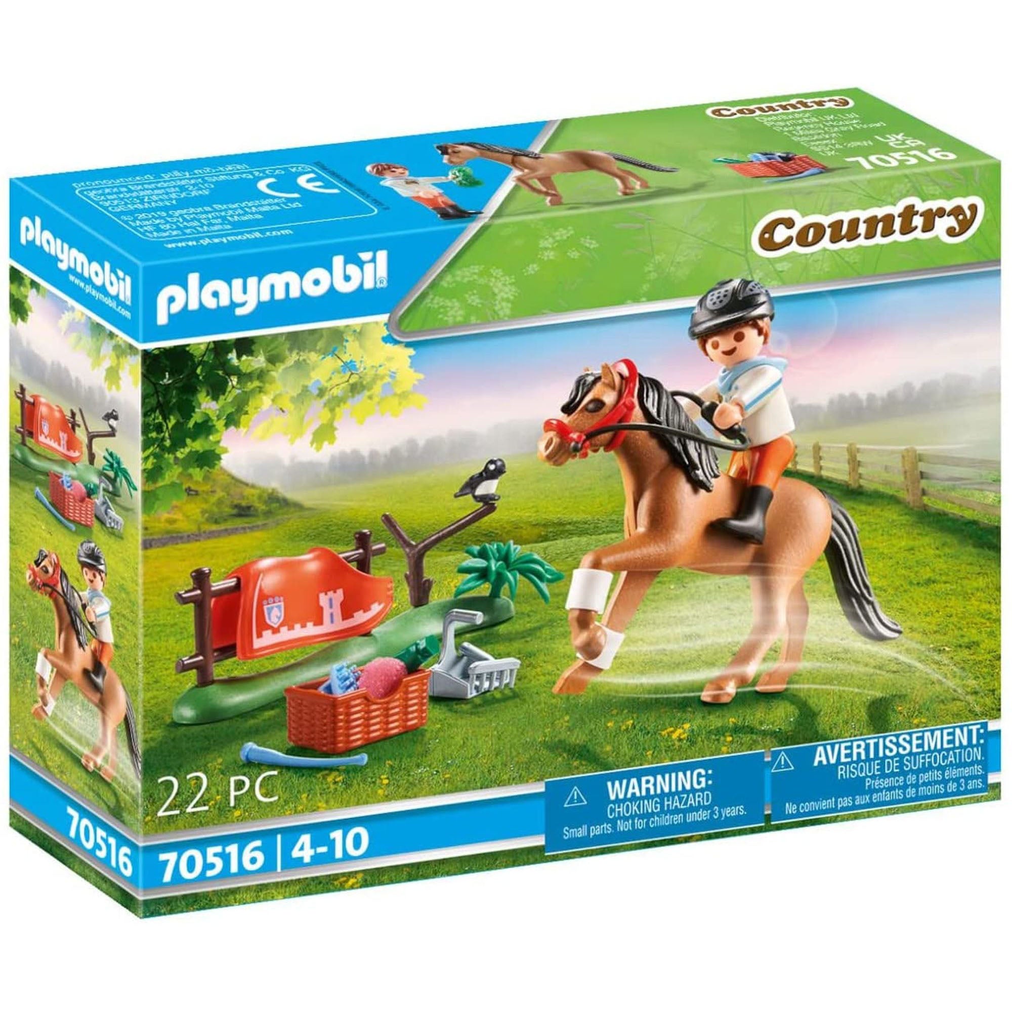 FIGURINA COLECTIE PONEI CONNEMARA - PLAYMOBIL (70516) - Libelula Vesela - Jucarii