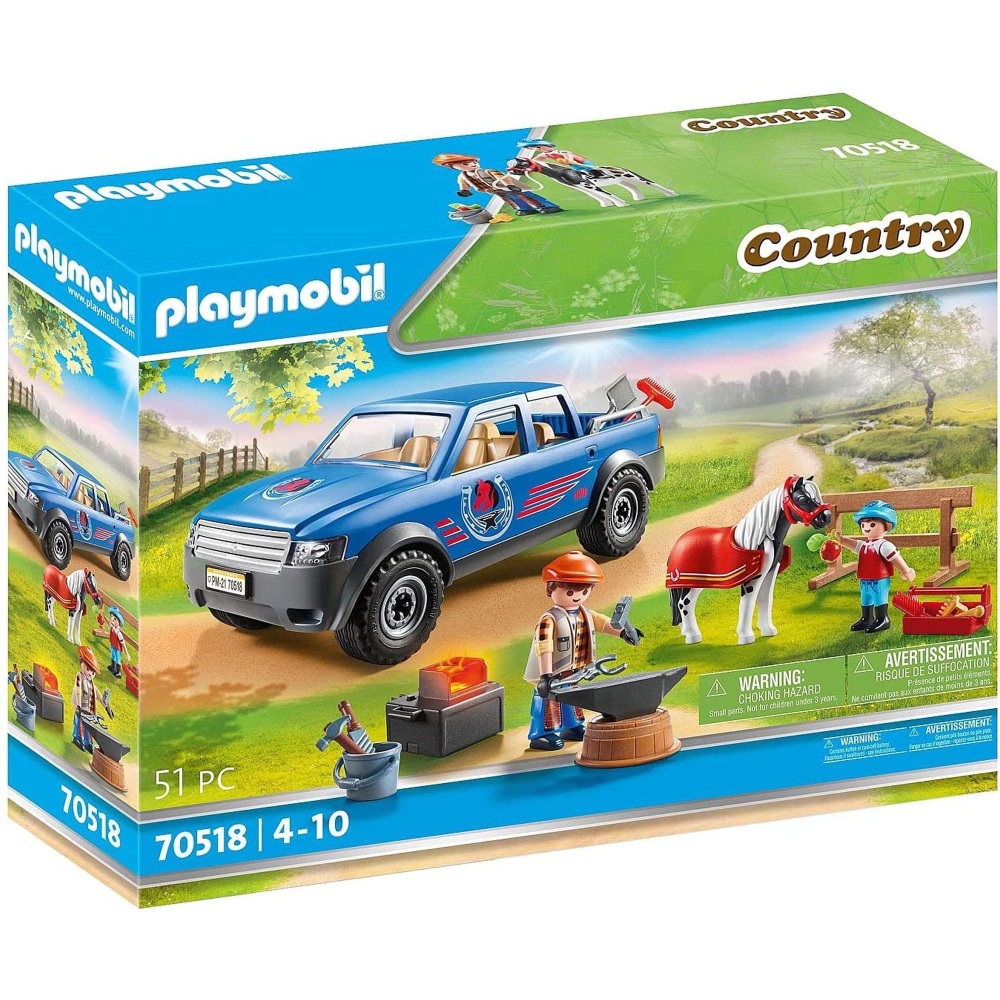 MASINA PENTRU POTCOVIRE CAI - PLAYMOBIL (70518) - Libelula Vesela - Jucarii
