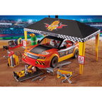 STUNT SHOW - CORT REPARATII AUTO - PLAYMOBIL STUNT SHOW (PM70552) - Libelula Vesela - Jucarii