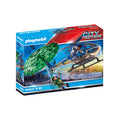 ELICOPTER DE POLITIE SI PARASUTIST - PLAYMOBIL (PM70569) - Libelula Vesela - Jucarii