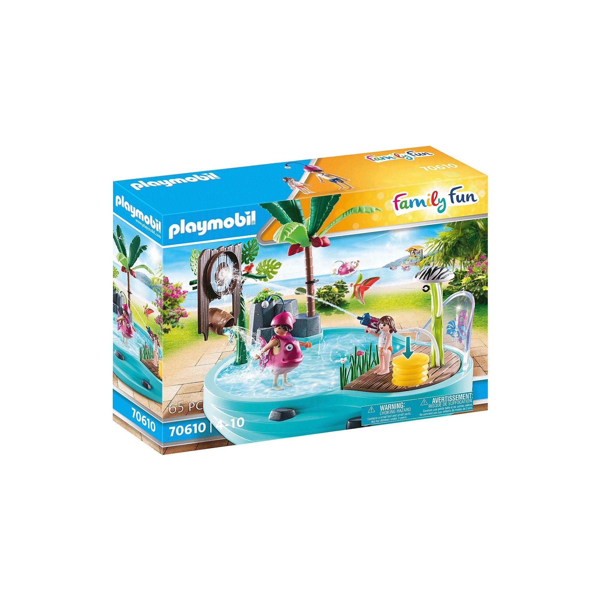 PISCINA CU PISTOL DE APA - PLAYMOBIL (70610) - Libelula Vesela - Jucarii