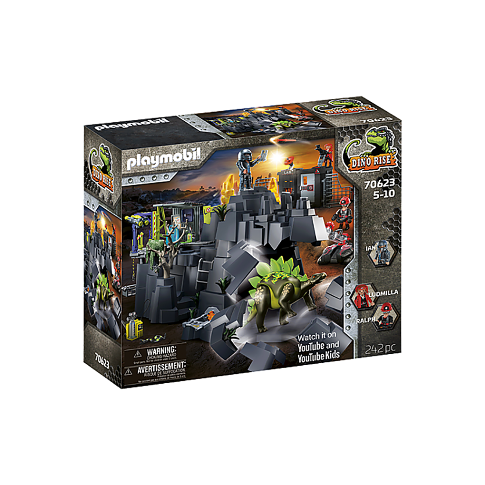 MINA DE CRISTAL CU DINOZAUR - PLAYMOBIL (PM70623) - Libelula Vesela - Jucarii