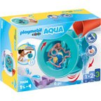 ROATA DE APA CU PUI DE RECHIN - PLAYMOBIL 1.2.3 (PM70636) - Libelula Vesela - Jucarii