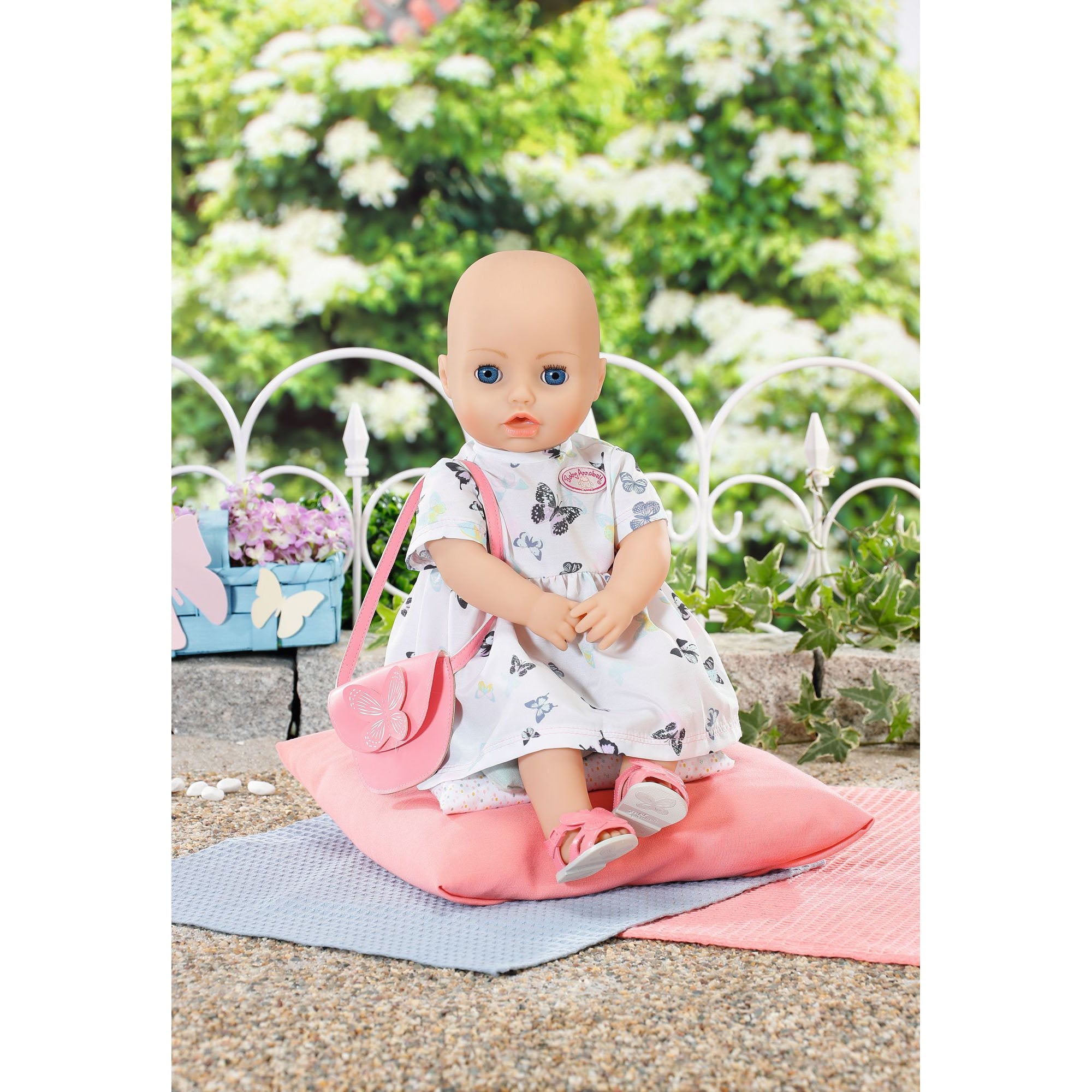 BABY ANNABELL - ROCHITA CU FLUTURASI 43 CM - ZAPF CREATION (ZF706701) - Libelula Vesela - Jucarii