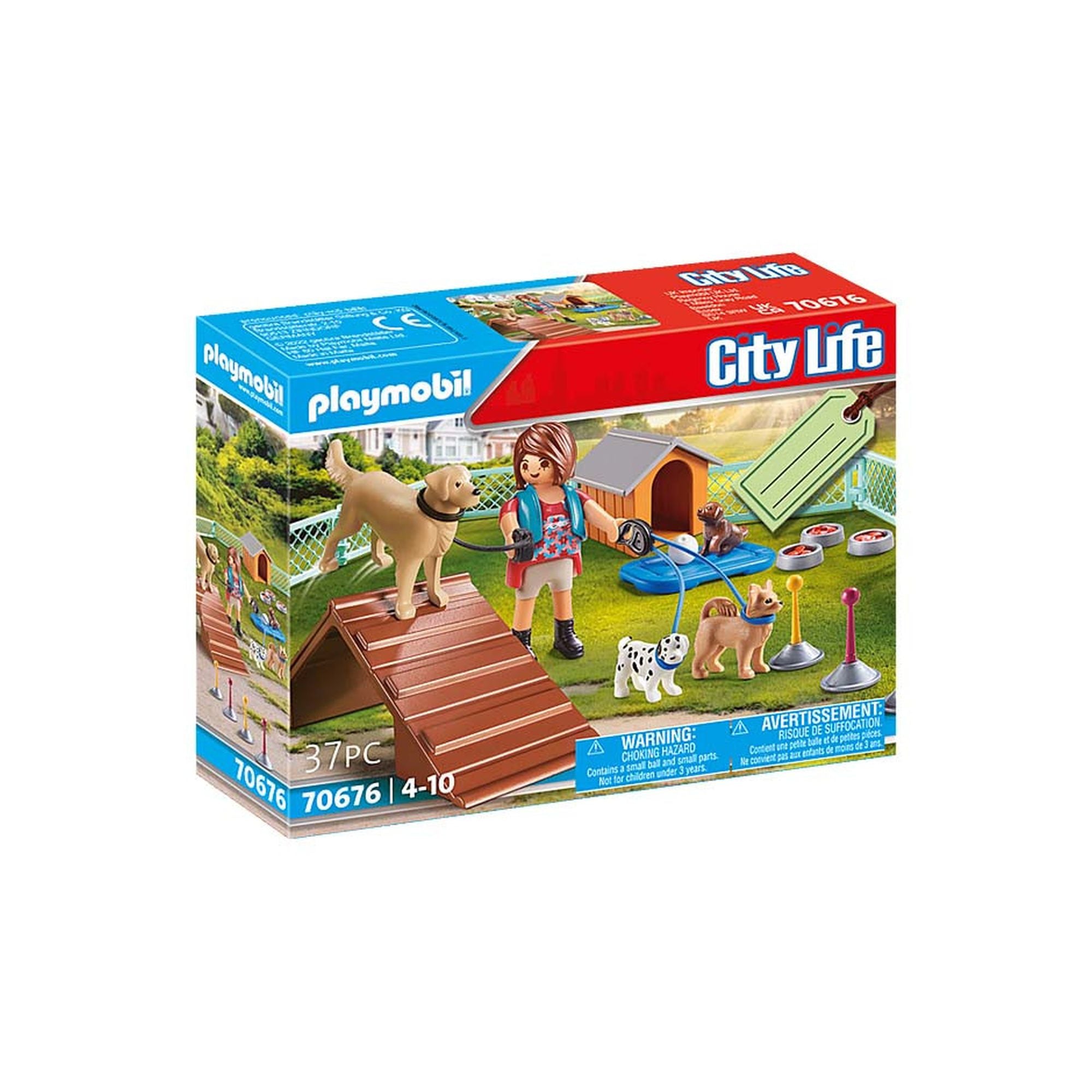 SET CADOU DRESOR DE CAINI - PLAYMOBIL (70676) - Libelula Vesela - Jucarii