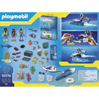 CALENDAR CRACIUN - POLITIA SUB APA - PLAYMOBIL CHRISTMAS (PM70776) - Libelula Vesela - Jucarii