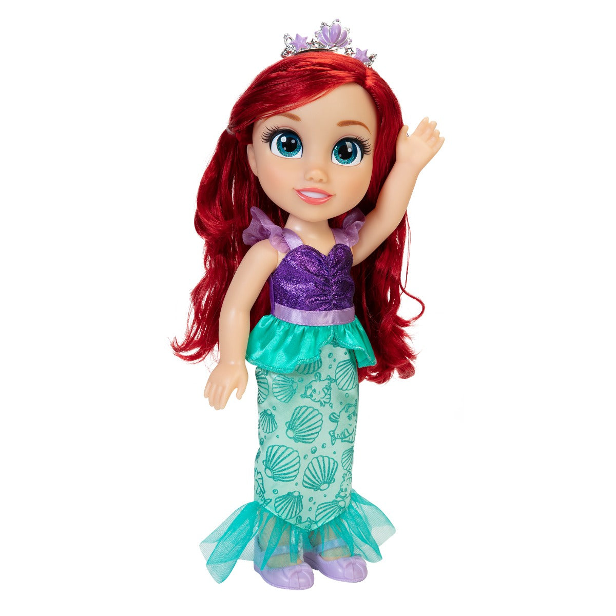 DISNEY PRINCESS PAPUSA 38 CM ARIEL - JAKKS PACIFIC (97656-4L) - Libelula Vesela - Jucarii