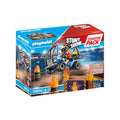 STUNT SHOW - VEHICUL SI RAMPA DE FOC - PLAYMOBIL (70820) - Libelula Vesela - Jucarii