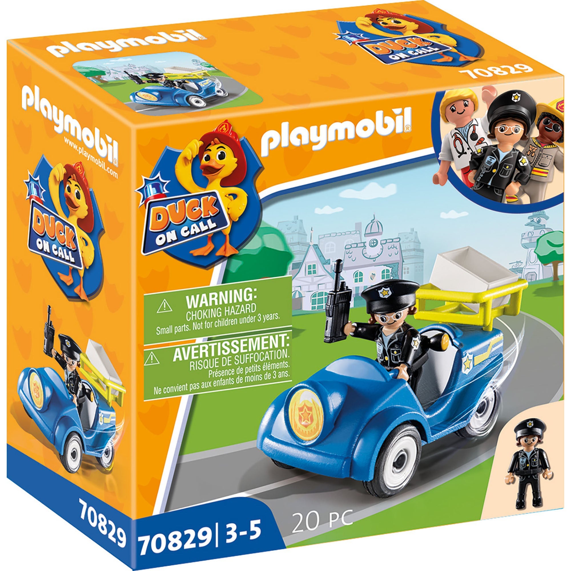 MASINUTA DE POLITIE - PLAYMOBIL DUCK ON CALL (PM70829) - Libelula Vesela - Jucarii