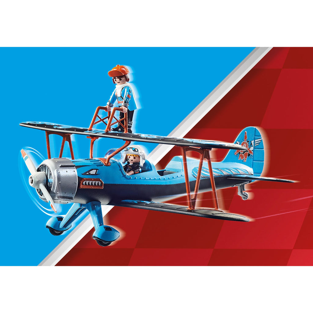 BIPLAN PHOENIX - PLAYMOBIL AIR STUNT SHOW (PM70831) - Libelula Vesela - Jucarii