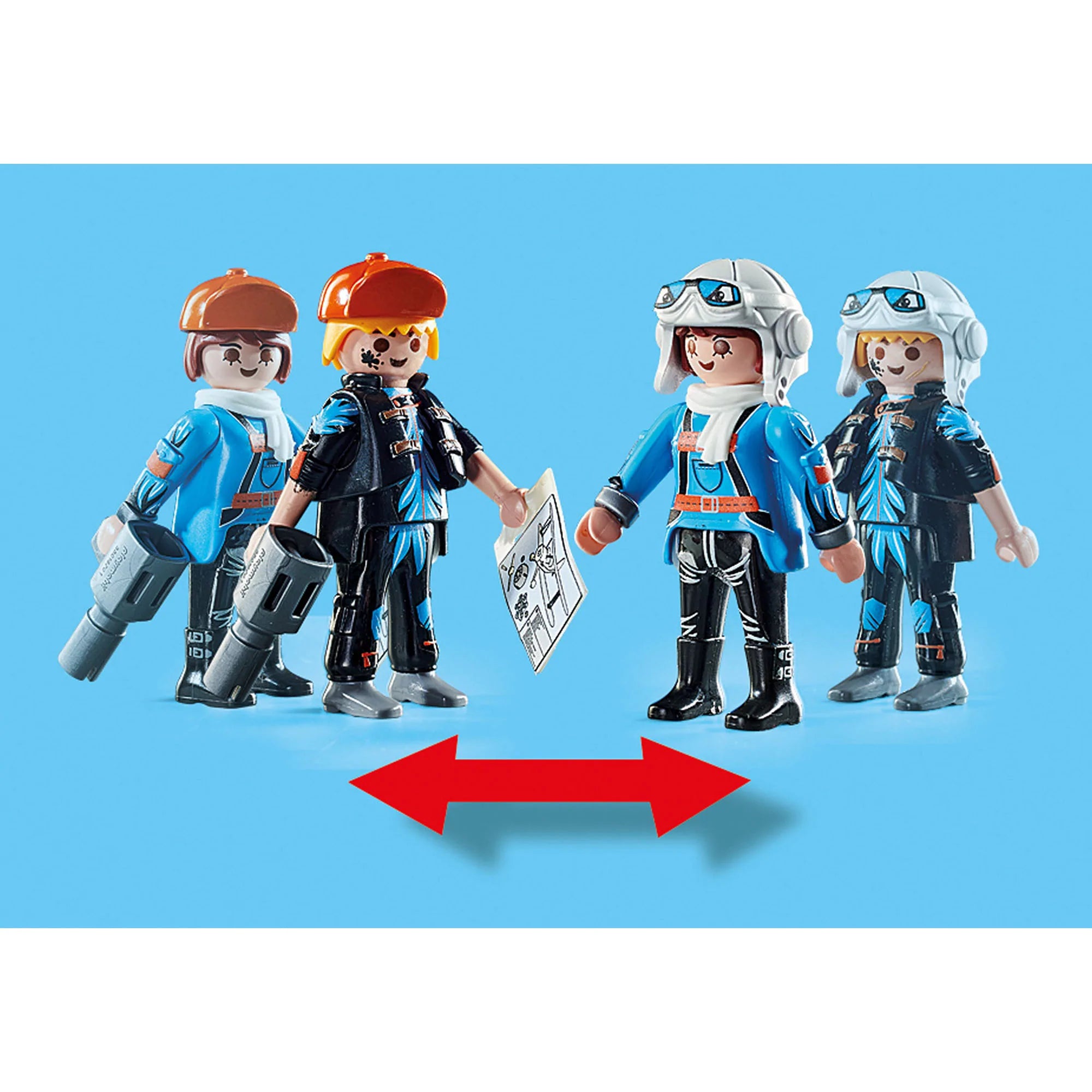 BIPLAN PHOENIX - PLAYMOBIL AIR STUNT SHOW (PM70831) - Libelula Vesela - Jucarii