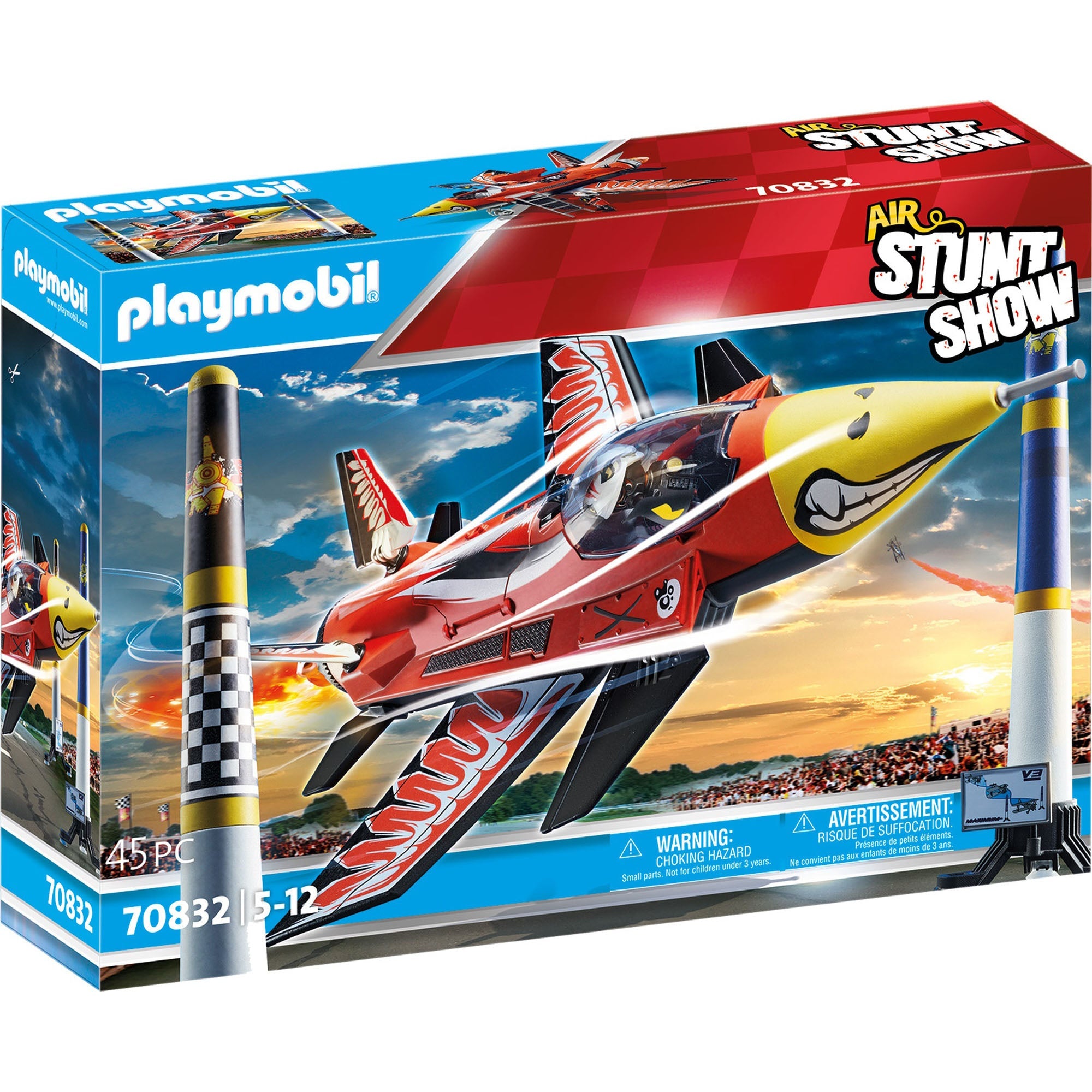 AVION VULTUR - PLAYMOBIL AIR STUNT SHOW (PM70832) - Libelula Vesela - Jucarii