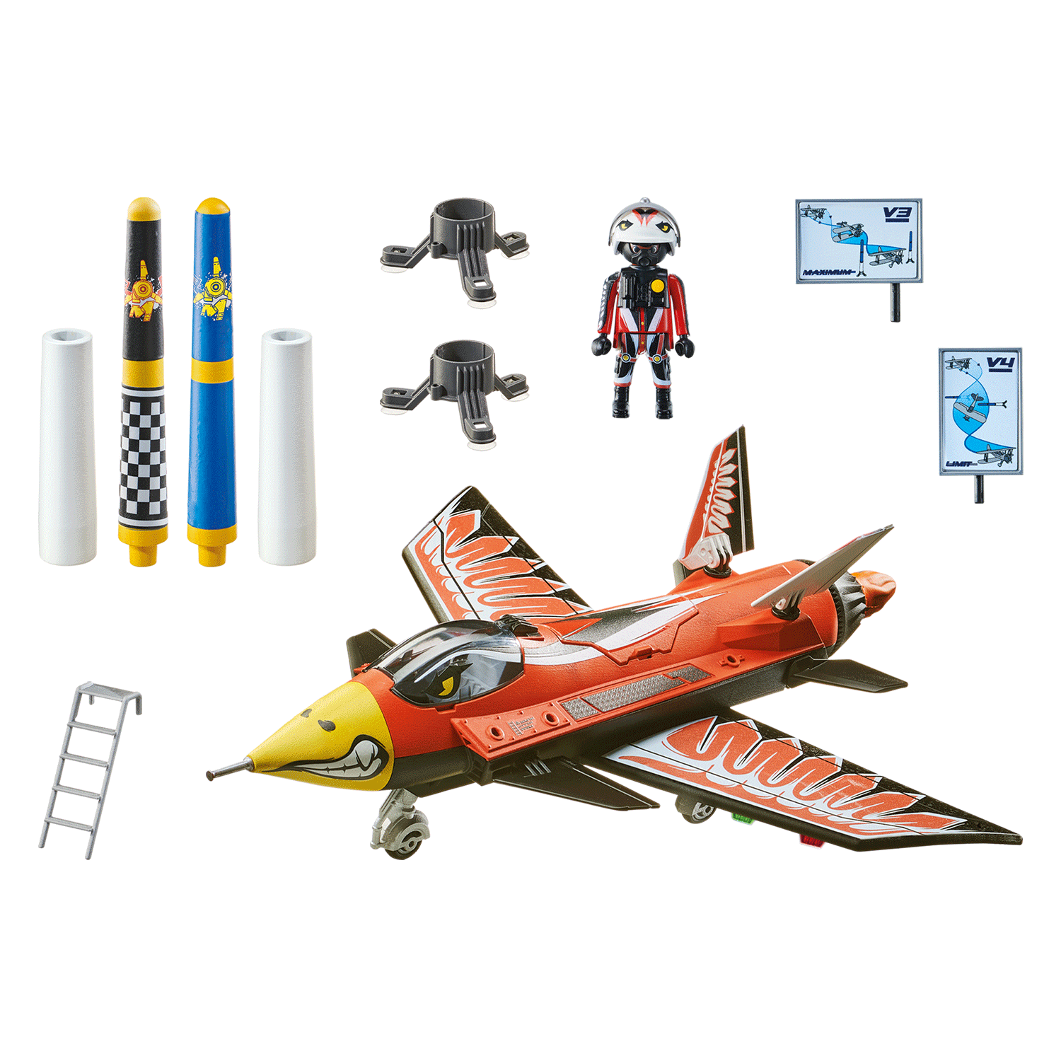 AVION VULTUR - PLAYMOBIL AIR STUNT SHOW (PM70832) - Libelula Vesela - Jucarii