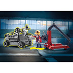 STATIE PENTRU REPARATII - PLAYMOBIL AIR STUNT SHOW (PM70834) - Libelula Vesela - Jucarii