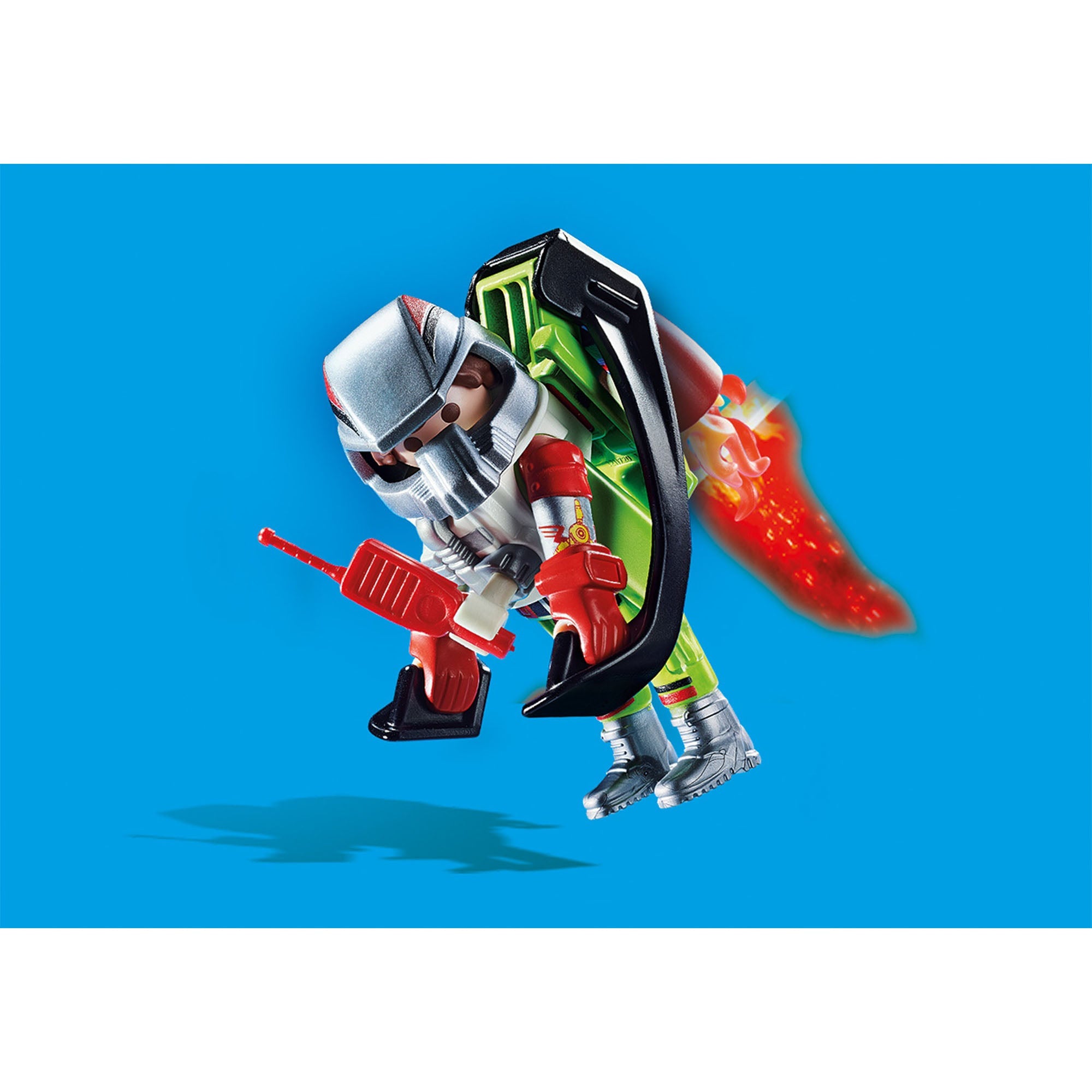STUNT SHOW - CASCADOR CU JETPACK - PLAYMOBIL AIR STUNT SHOW (PM70836) - Libelula Vesela - Jucarii