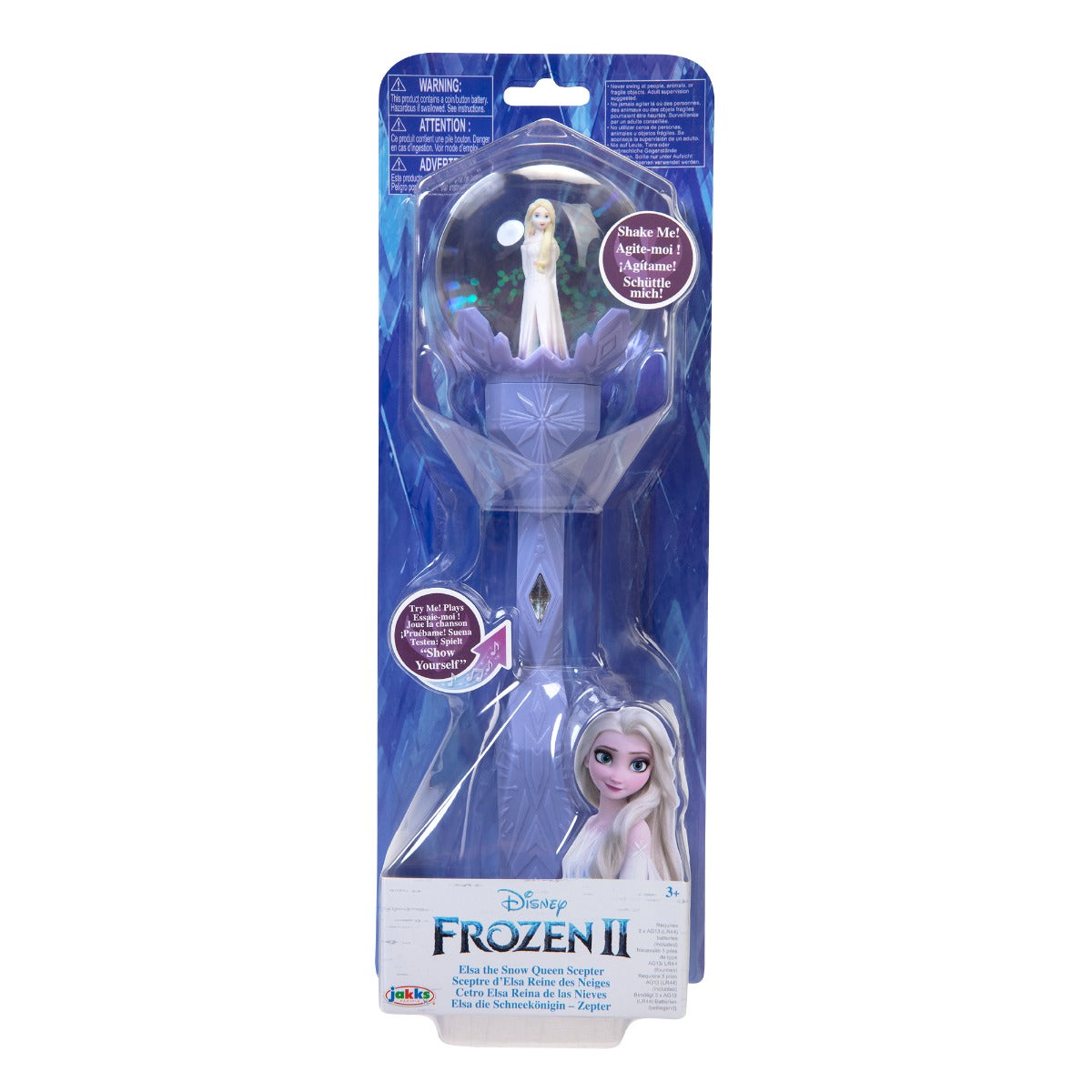 BAGHETA MUZICALA A ELSEI, DISNEY FROZEN 2 - JAKKS PACIFIC HONG HONG LTD (210424) - Libelula Vesela - Jucarii