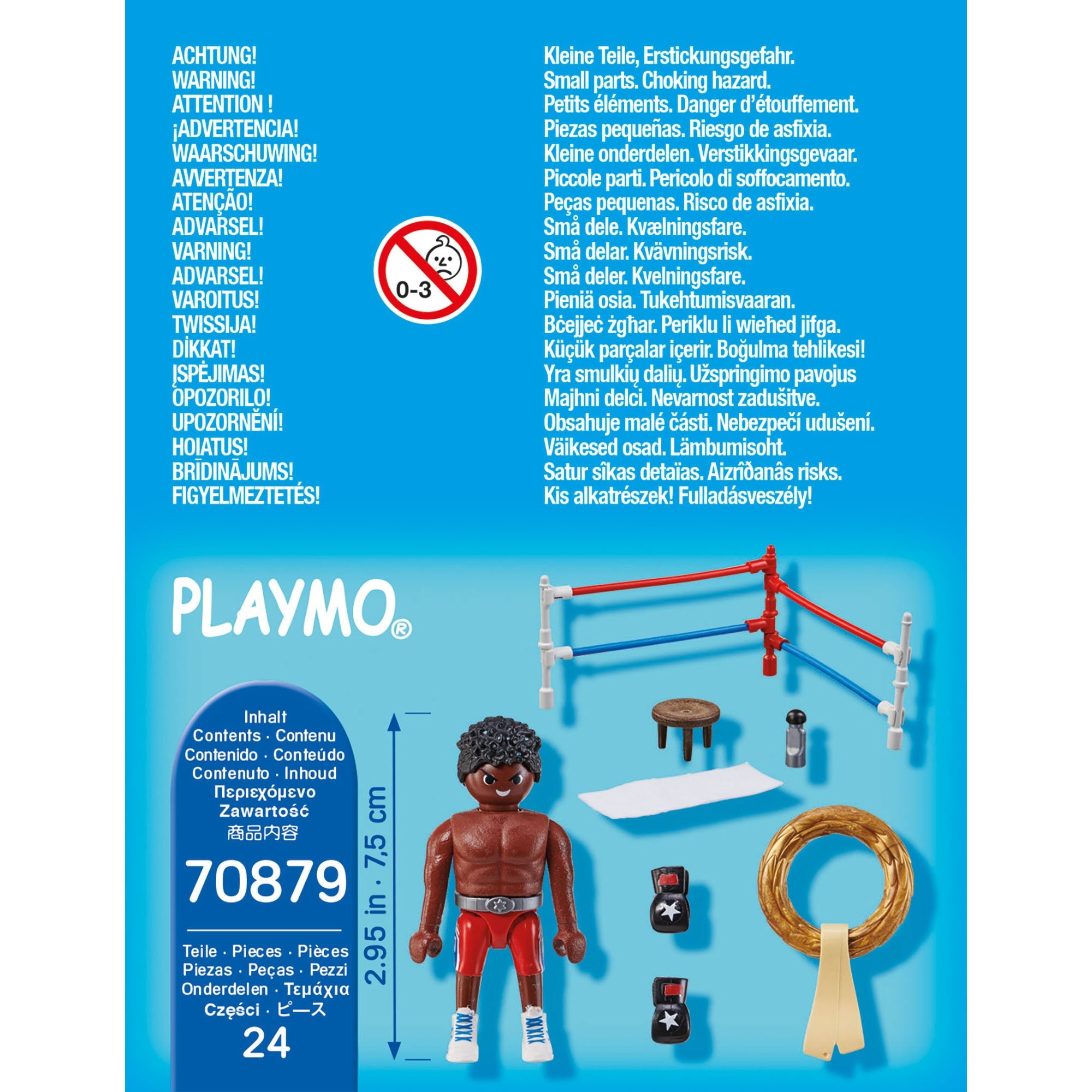 CAMPION DE BOX - PLAYMOBIL FIGURES (PM70879) - Libelula Vesela - Jucarii