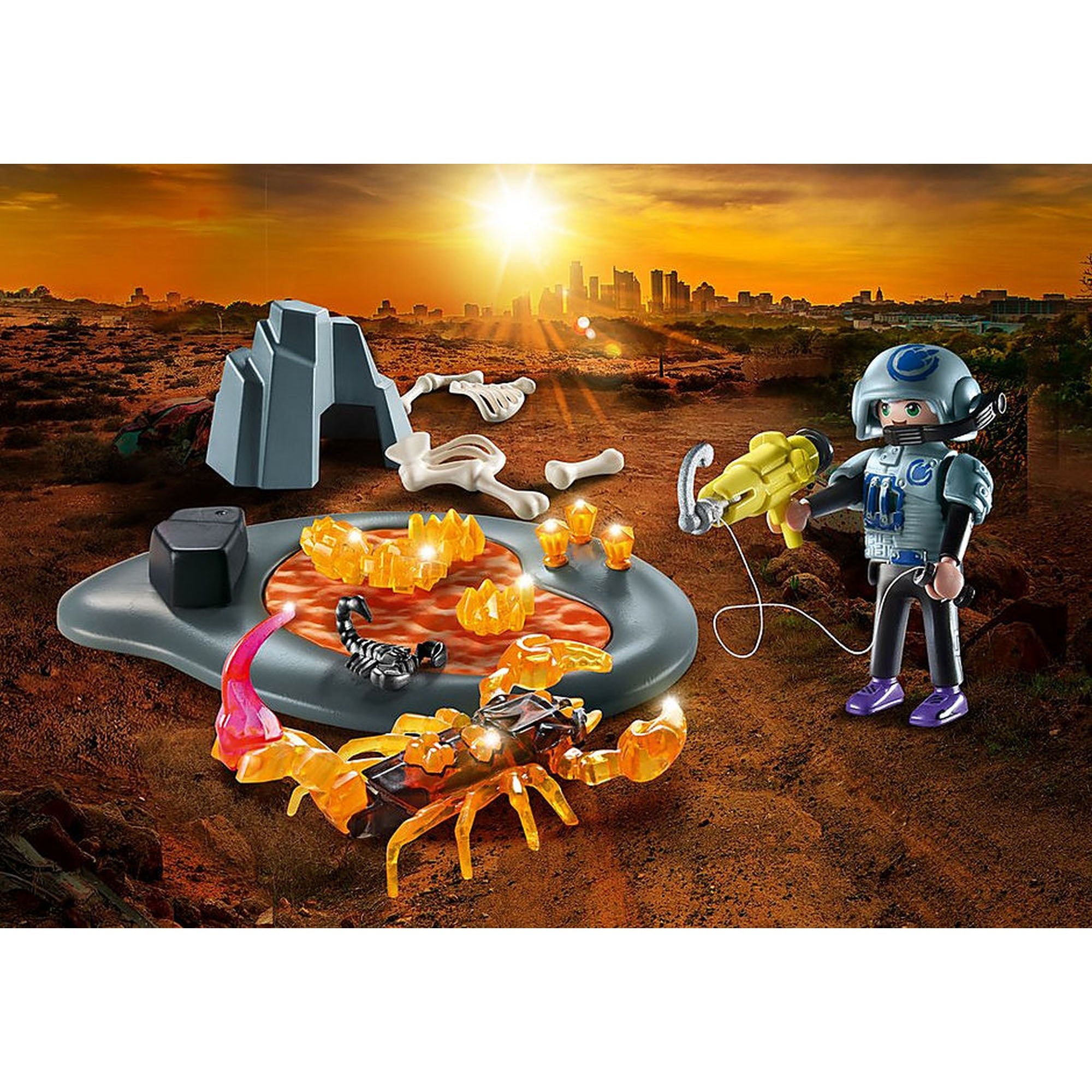 LUPTA IMPOTRIVA SCORPIONULUI DE FOC - PLAYMOBIL (70909) - Libelula Vesela - Jucarii