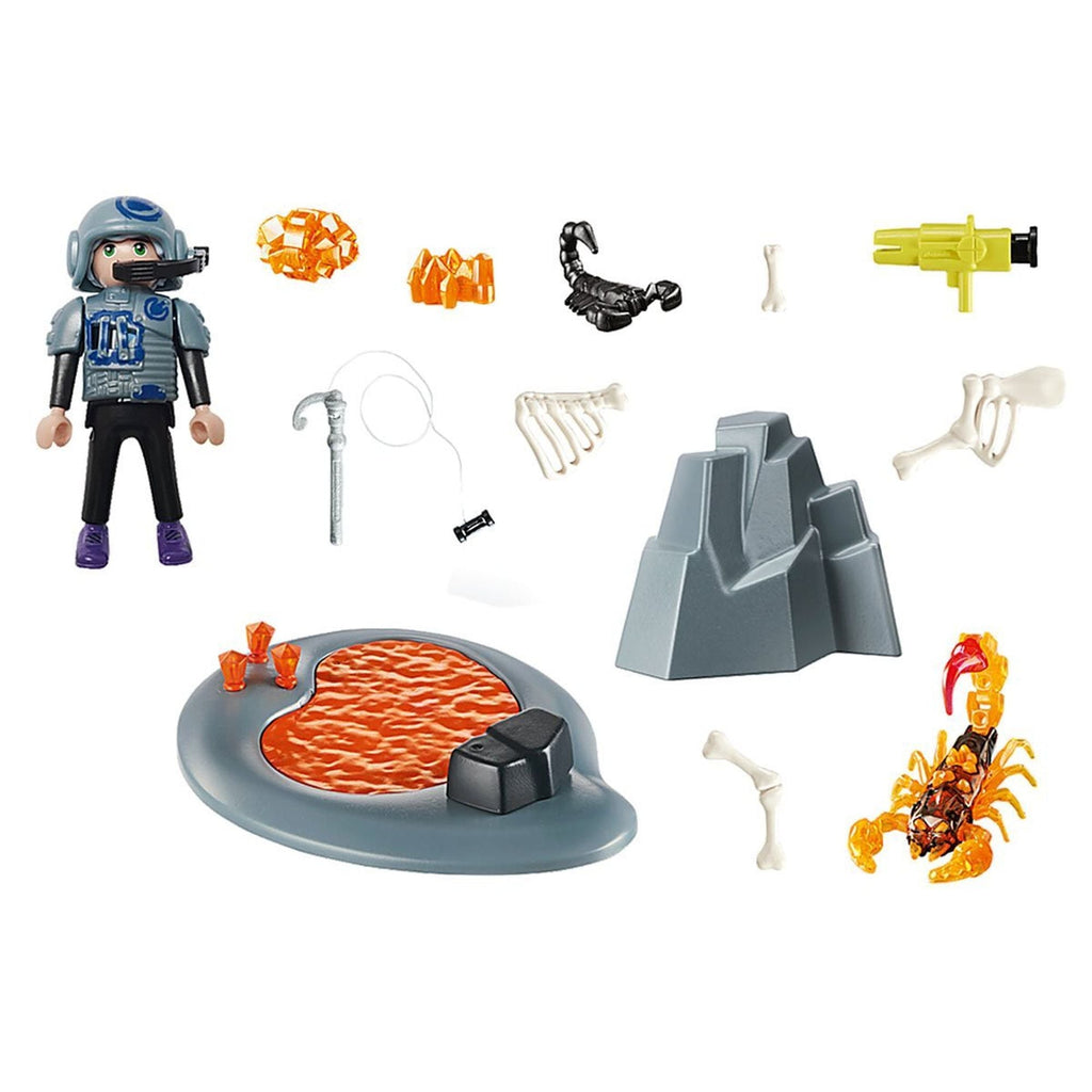 LUPTA IMPOTRIVA SCORPIONULUI DE FOC - PLAYMOBIL (70909) - Libelula Vesela - Jucarii