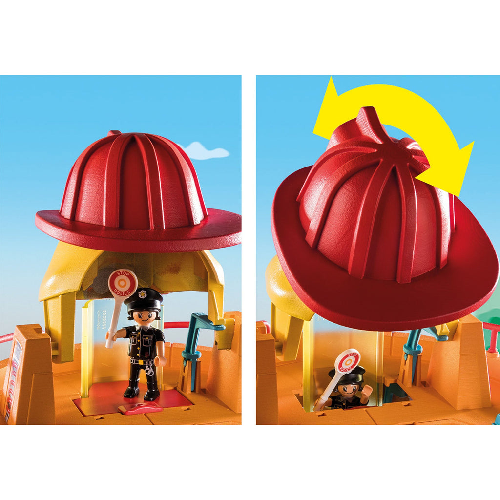 SEDIUL EROILOR - PLAYMOBIL DUCK ON CALL (PM70910) - Libelula Vesela - Jucarii