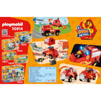 MASINA DE POMPIERI - PLAYMOBIL DUCK ON CALL (PM70914) - Libelula Vesela - Jucarii